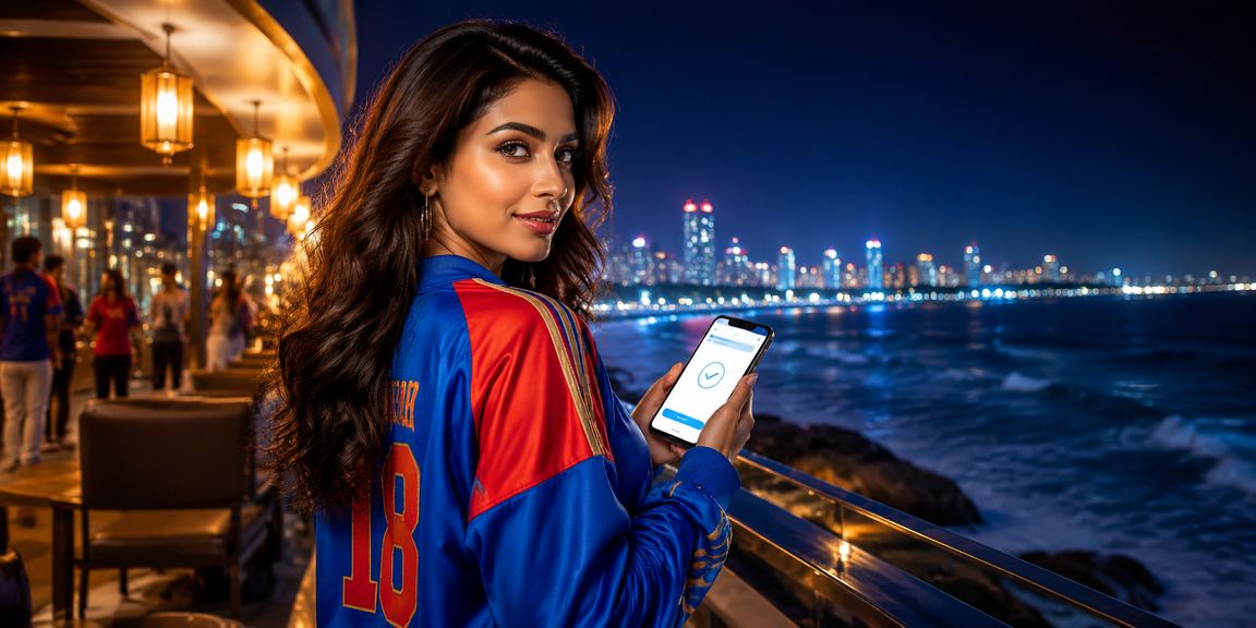 Cricket betting interface with score updates in Delhi